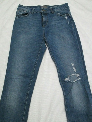 ❤Damen DL1961 Florence Distressed Mid Rise Instasculpt Skinny Richland Größe 27 - Bild 3 von 12