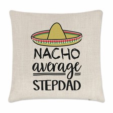 Nacho Moyenne Beau-Père Coussin Housse Oreiller Mondes Meilleur Favourite Drôle