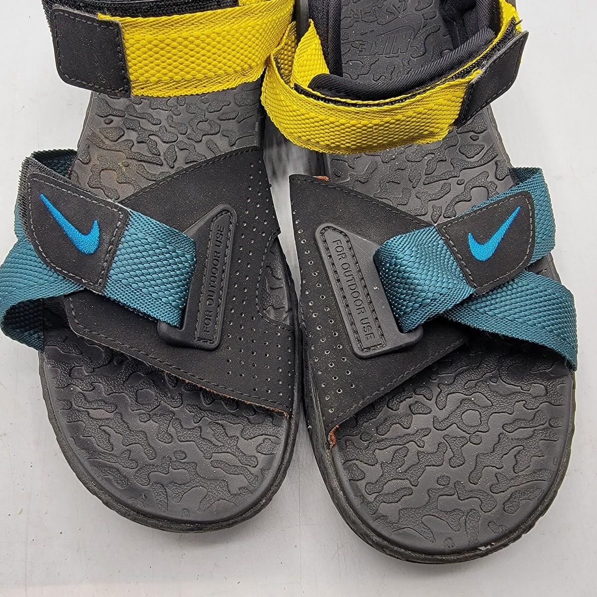 Nike ACG Air Deschutz Mens 8 Dark Teal Green Abyss Outdoor Casual Sandals Nike ACG Air Deschutz Dark Teal Green Green Abyss - Jun 2021  main image 4