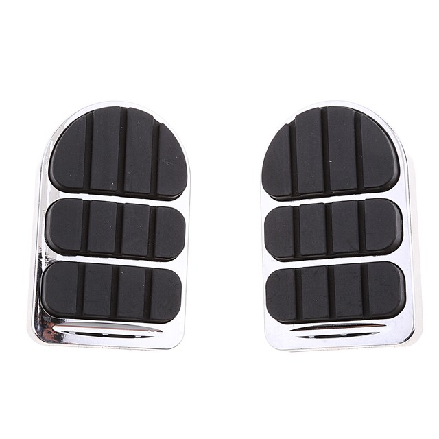 Motorcycle Chrome Black Brake Pedal Pad Cover, For Harley Glide eBay