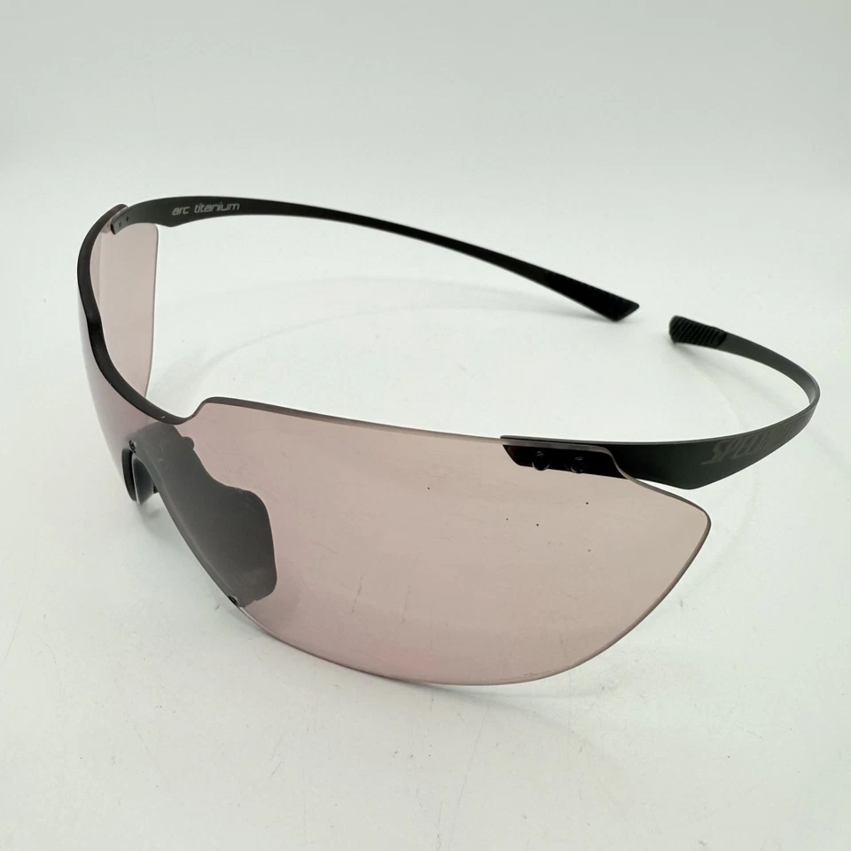 Gafas de sol especializadas ARC Titanio Adaptalite marco gris rosa marrón lentes LEER Foto 2 de 4