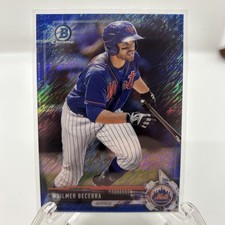 2017 Bowman Chrome Prospects Wuilmer Becerra #BCP92 Blue Shimmer Refractor 