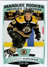 2019-20 OPC MARQUEE ROOKIES KARSON KUHLMAN BOSTON BRUINS #522