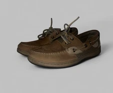 Sperry  Top Sider Woman Tan Leather Boat Shoe Size 7.5 Brown