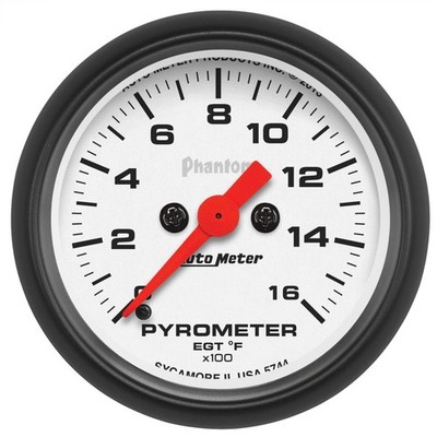 AutoMeter 5744 Phantom Elektrisches Pyrometer Messgerät Set