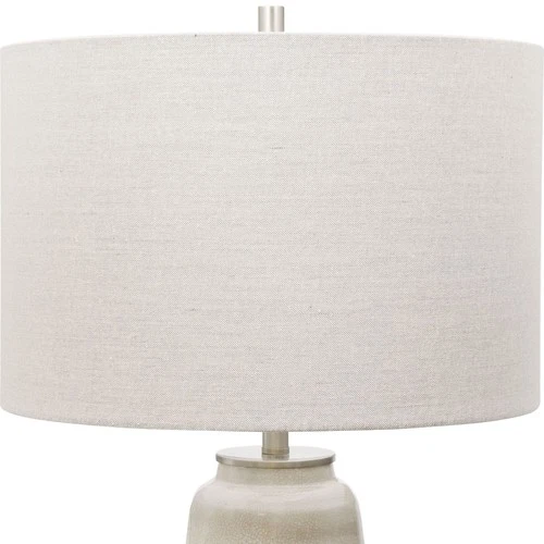 Uttermost 28392-1 Comanche 27" Tall Vase Table Lamp - Off-White Crackle - Picture 5 of 6