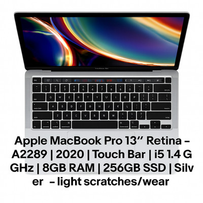   Apple MacBook Pro 13  Retina   A2289 | 2020 Touch Bar | i5 1,4 | 8GB | 256GB