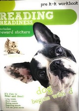 Reading Readiness PRE K-K WORKBOOK - - Acceptable - See condition notes