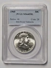 1960 Franklin Half Dollar PCGS MS64FBL