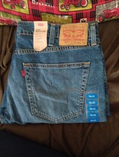 NWT Levi's Original 505 Regular Fit Straight Leg Men's Jeans 38 x 30 Blue Denim