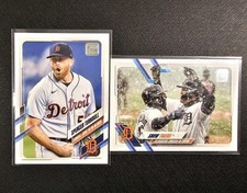 2021 Topps Update Detroit Tigers Bundle - SMASH IN THE SNOW & TURNBULL NO-HITTER