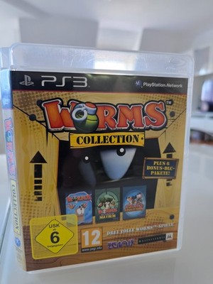 Worms Collection PS3 CIB   Worms + Ultimate Mayhem + Armageddon + DLCs