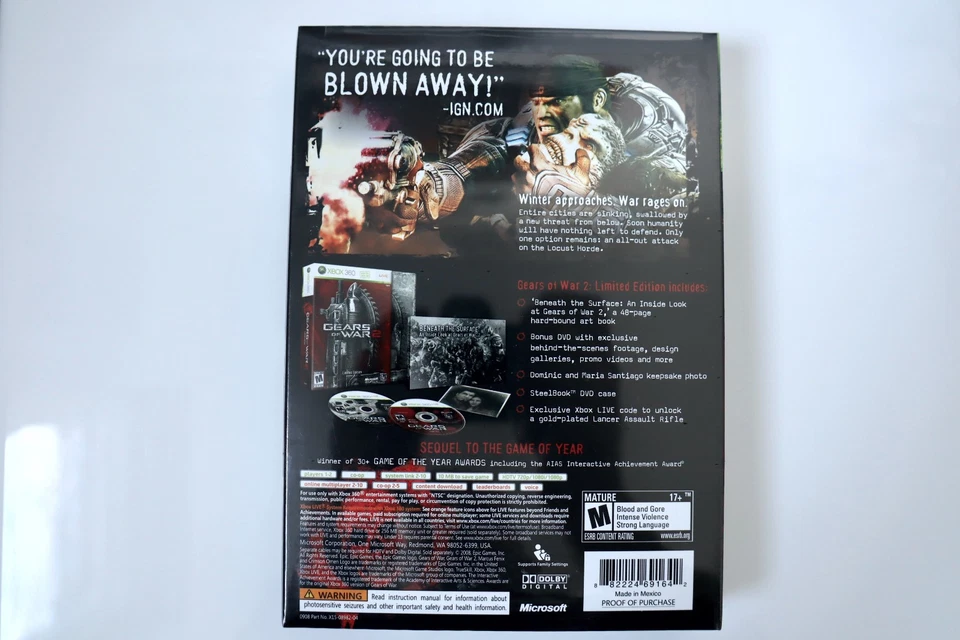 XBOX 360 Gears of War 2 Limited Edition - Bild 2 von 2