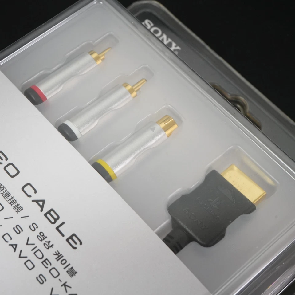 Cable AV SONY OFICIAL Playstation S-Video SCPH-10480 PS PS2 PS3 NUEVO Precintado - Imagen 3 de 4