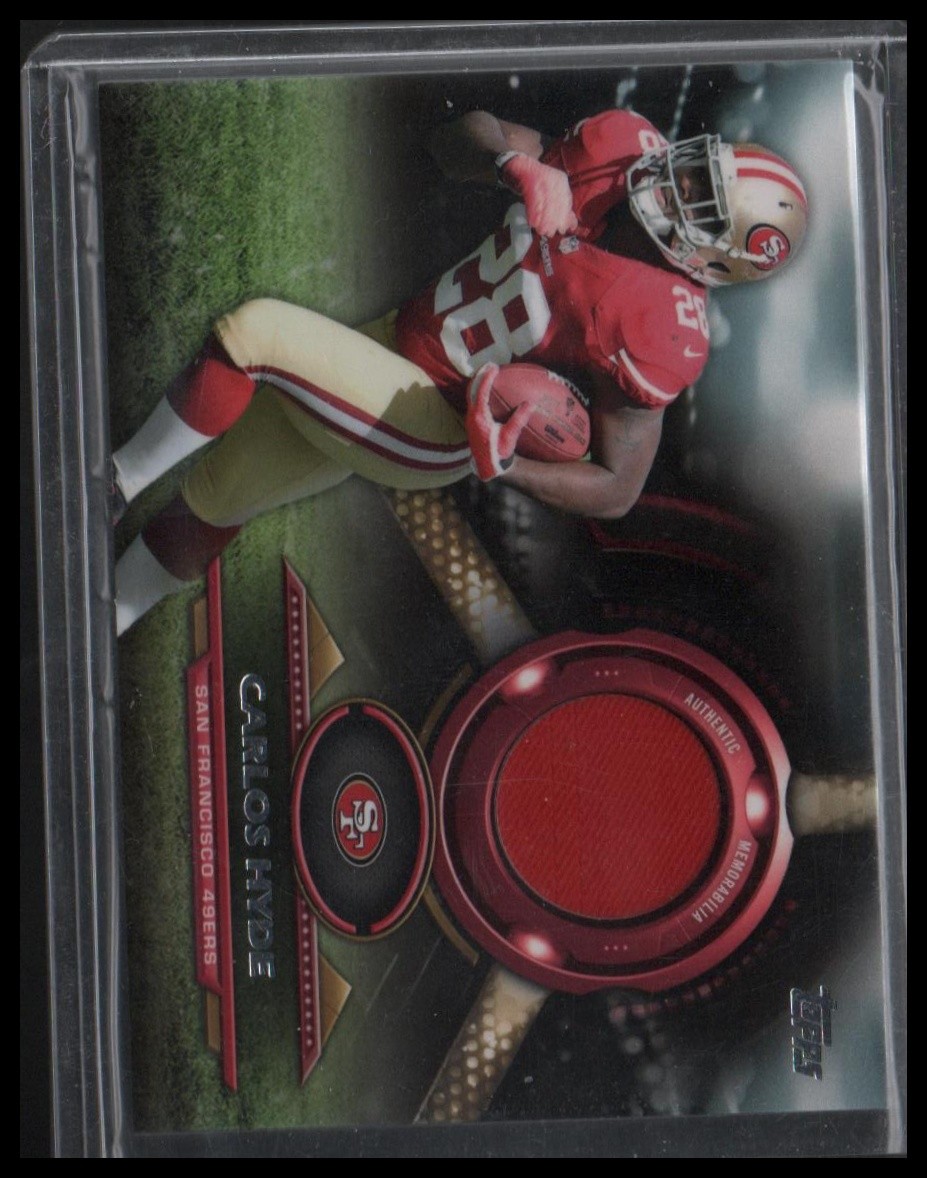 Carlos Hyde Topps Supreme Autograph Quad Relics #CH Base