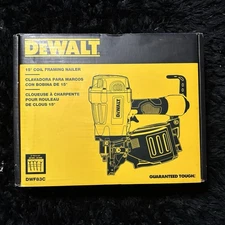 NEW DEWALT 15° Pneumatic Coil Framing Nailer Brand New In Box DWF83C