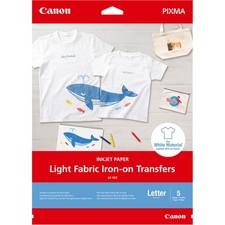 Canon Canon Inkjet Fabric Iron-On Transfer Paper  for Light Fabrics and T-Shirt