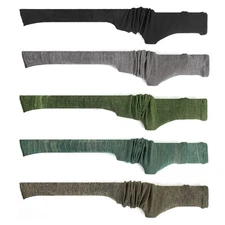GUGULUZA Extra-Thick Gun Socks for Rifles with Scope, 5-Pack Silicone-Treated