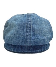 美品サイズL RRLダブルアールエル DENIM NEWSBOY CAP RRL Denim Newsboy Cap - Medium Indigo | Garmentory