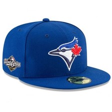 Toronto Blue Jays 2025 World Series New Royal Era Fitted Hat MLB 59FIFTY Men Cap