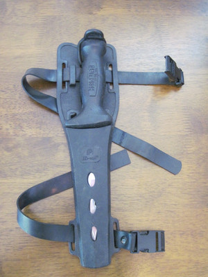Sun Fish Fixed Blade ''Scuba Diving Knife'' with Sheath, Straps, and Black Handle