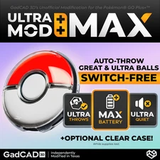 Ultra Mod: MAX - Modified Pokémon GO Plus + Autocatcher and Sleep Tracker