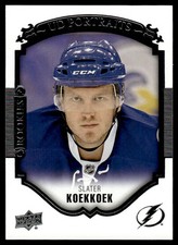 2015-16 Upper Deck Portraits Slater Koekkoek Tampa Bay Lightning #P-91