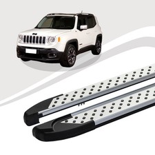 Trittbretter passend für Jeep Renegade ab Baujahr 07/2014 SOMA Silber mIt ABE