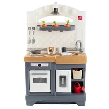 Step2 Garden Fresh Kitchen w/ Lights & Sounds, Kids Pretend Play Realistic, Gift