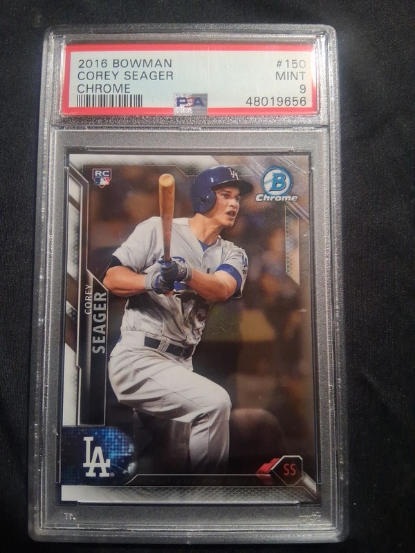 Corey Seager 2016 Bowman Chrome #150⚾⚾PSA 10 GEM MT⚾⚾Rookie Card