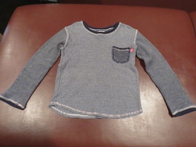 Girl's Calvin Klein Jeans   Long Sleeve Grey Cotton Top  Excellent Size L