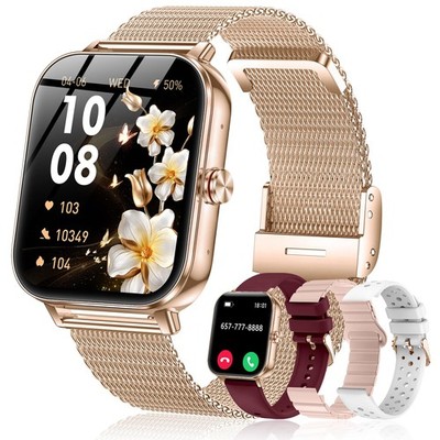 Smart Watches for Women (Android&iPhone), 1.85'' HD with Calls/Messages/Notifi...
