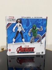 MARVEL Avengers Legends Series Captain Marvel vs. Doctor Doom 6" Action Figures