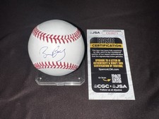 Bruce Bochy Signed Official Major League Baseball Texas Rangers Skip JSA Auth #3