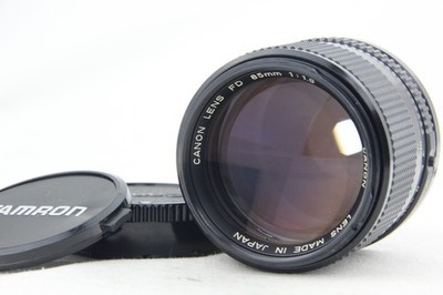 [ NEAR MINT ] CANON New FD NFD 85mm f/1.8 MF Portrait Lens for AE-1 A-1 F-1 etc
