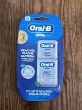 Oral-B GLIDE FLOSS DEEP CLEAN MINT Size: 80 MTR 2 Count Pack of 1 