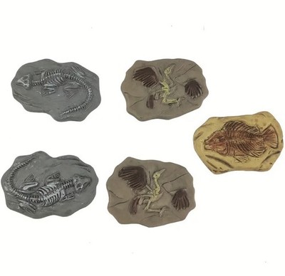1x Fossil Stil Keramik Essstäbchen Halter Dinosaurier Fisch Vogel Design Dekoration