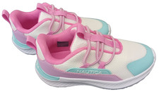 Nautica Pastel Mesh Athletic Sneakers Kids Size 12