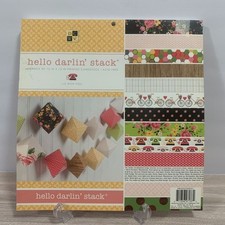 DCWV "Hello Darlin" Stack 12 x 12 Paper Pad Papercrafts Crafts 14