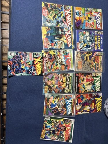Vintage X-Men Comic Lot – Marvel Bronze Age – Cyclops, Magneto, Iron Man