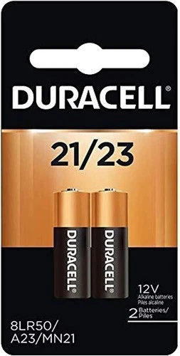 2pk Duracell MN21 Alkaline 12V Battery A23 MN21 23AF 23AE V23GA GP23A L1028 - product listing photo