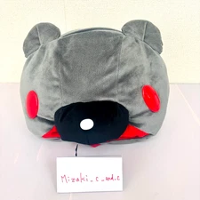 Gloomy Cap Hat Gray Red Bloody Bear Plush Chax CGP Fluffy Soft Stuffed Toy Japan