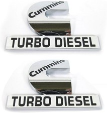 2pack Compatible With Cummins Turbo Emblem Badge High Output 2500 3500 Emblem... 2pack Compatible With Cummins Turbo Emblem Badge High Output 2500 3500 Emblem...