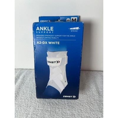 Zamst A2-DX Ankle Brace Left White Medium Strong Support Stabilizer Guard