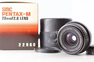 [ Rare EN BOITE COMME NEUF ] Objectif grand angle Pentax SMC Pentax-M 28 mm... - Photo 1/4