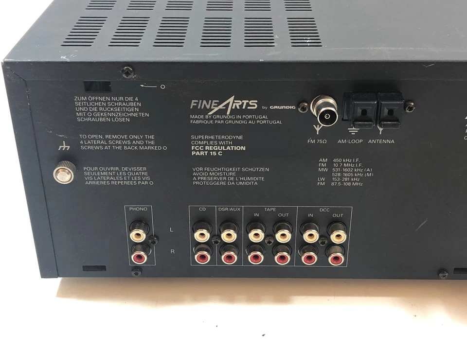 Fine Arts by Grundig Receiver R2 Radio RDS Hi-Fi Stereo 2x 100 W Schwarz + FB - Bild 3 von 4