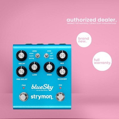 Strymon blueSky V2 | Reverberator Effect Pedal Pedal