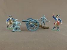 STROMBECKER BATTLE OF YORKTOWN OCT.9, 1871  SOLDIERS AND CANNON METAL MODEL