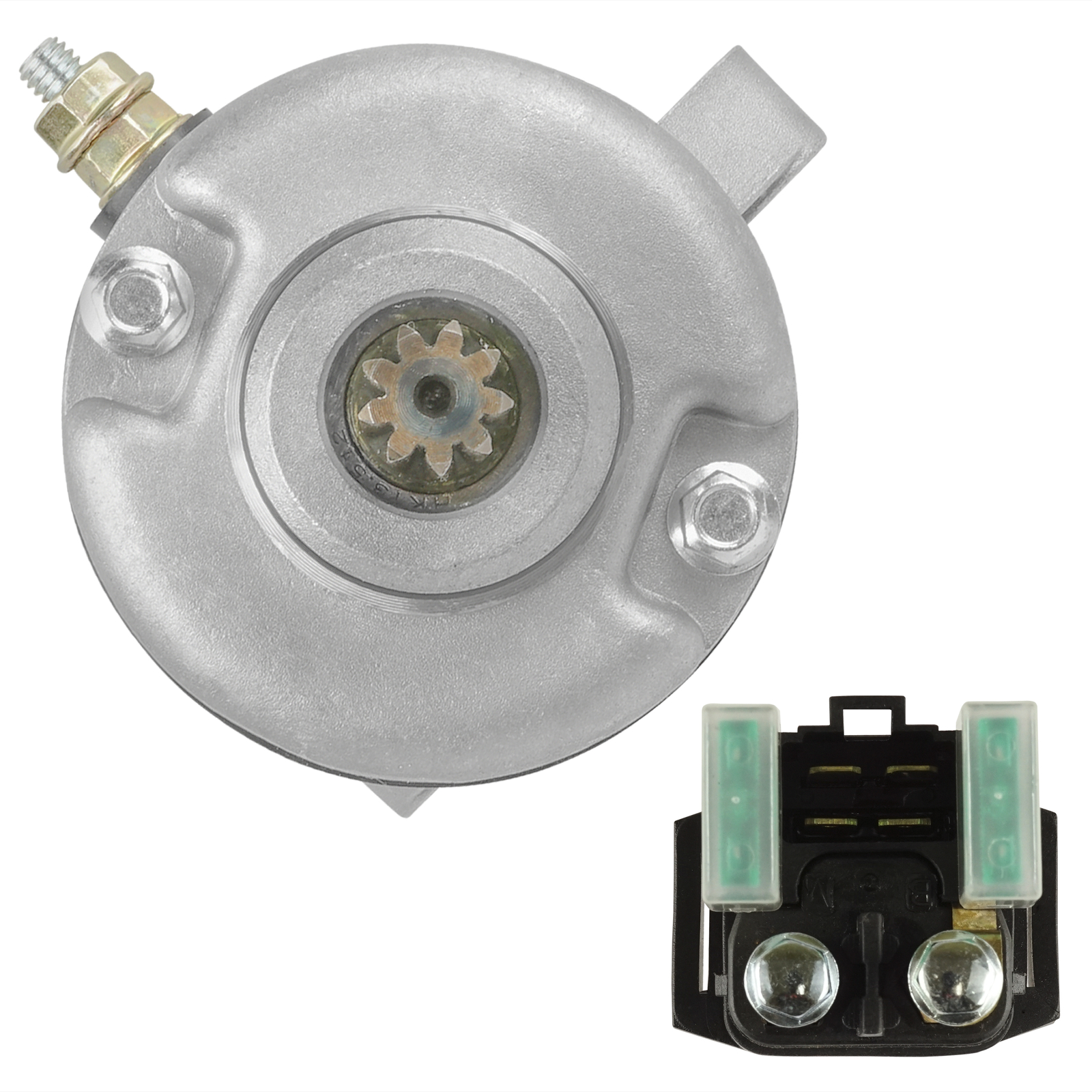 Starter & Solenoid for Yamaha YFZ450 YFZ45 YFZ 450 2004 2005 2006 2007