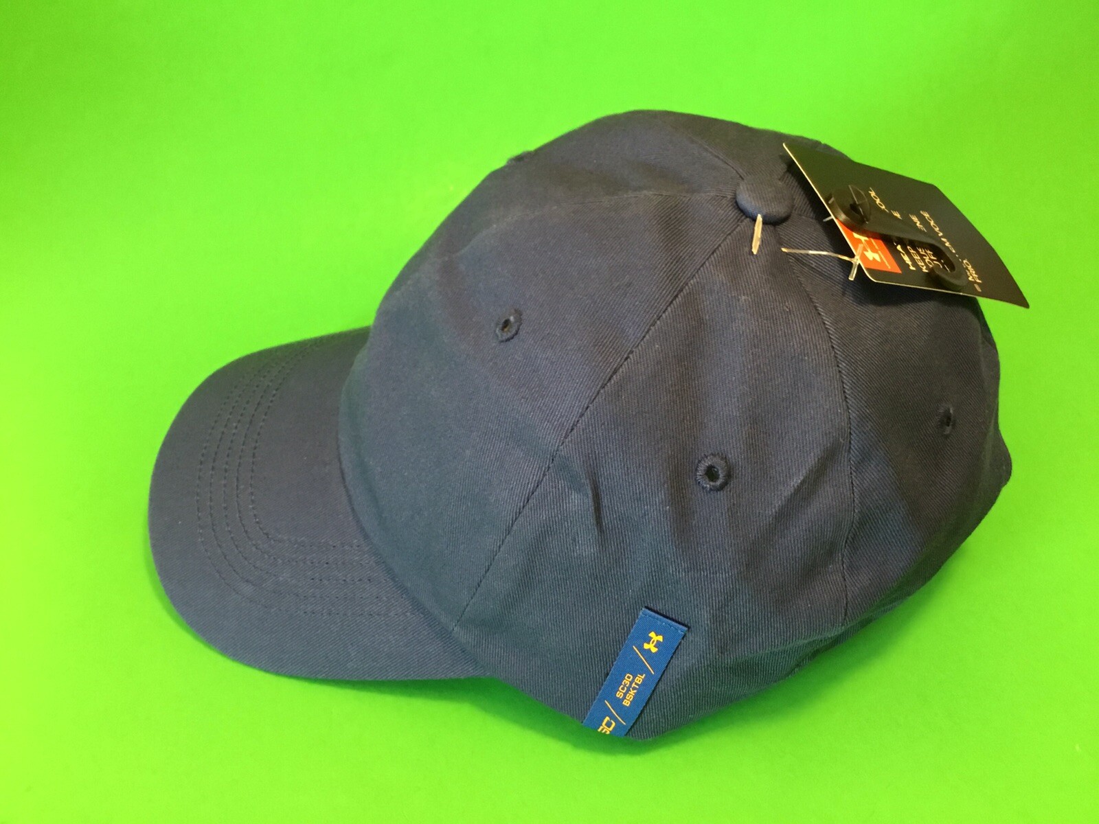 New UNDER ARMOUR Men’s Snapback, Hat ONE SIZE Navy Blue thumbnail 7